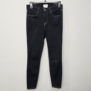 L'Agence Jean Women 26 Midnight Dark Wash High Rise Indie Sleaze Rock Star Indie